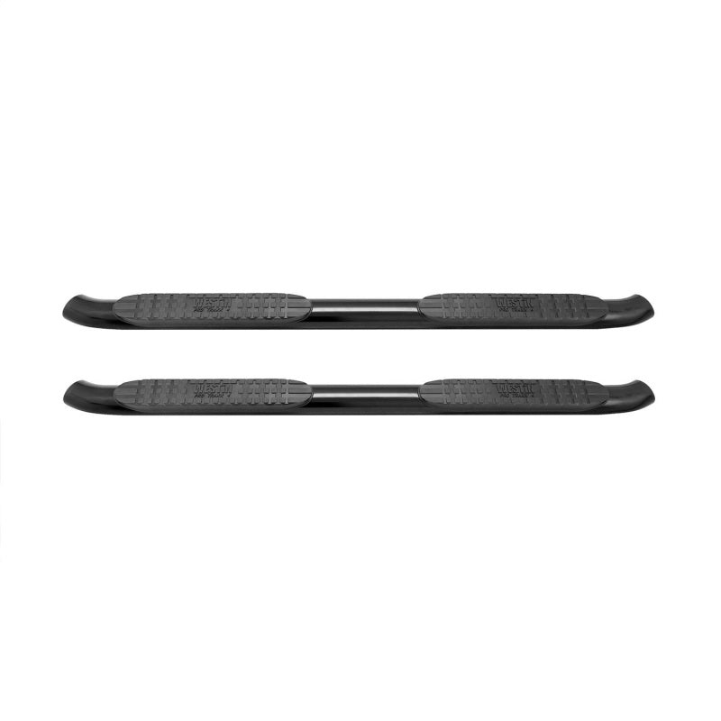 Westin 2014-2018 Chevy Silverado 1500 Reg Cab PRO TRAXX 4 Oval Nerf Step Bars - Black